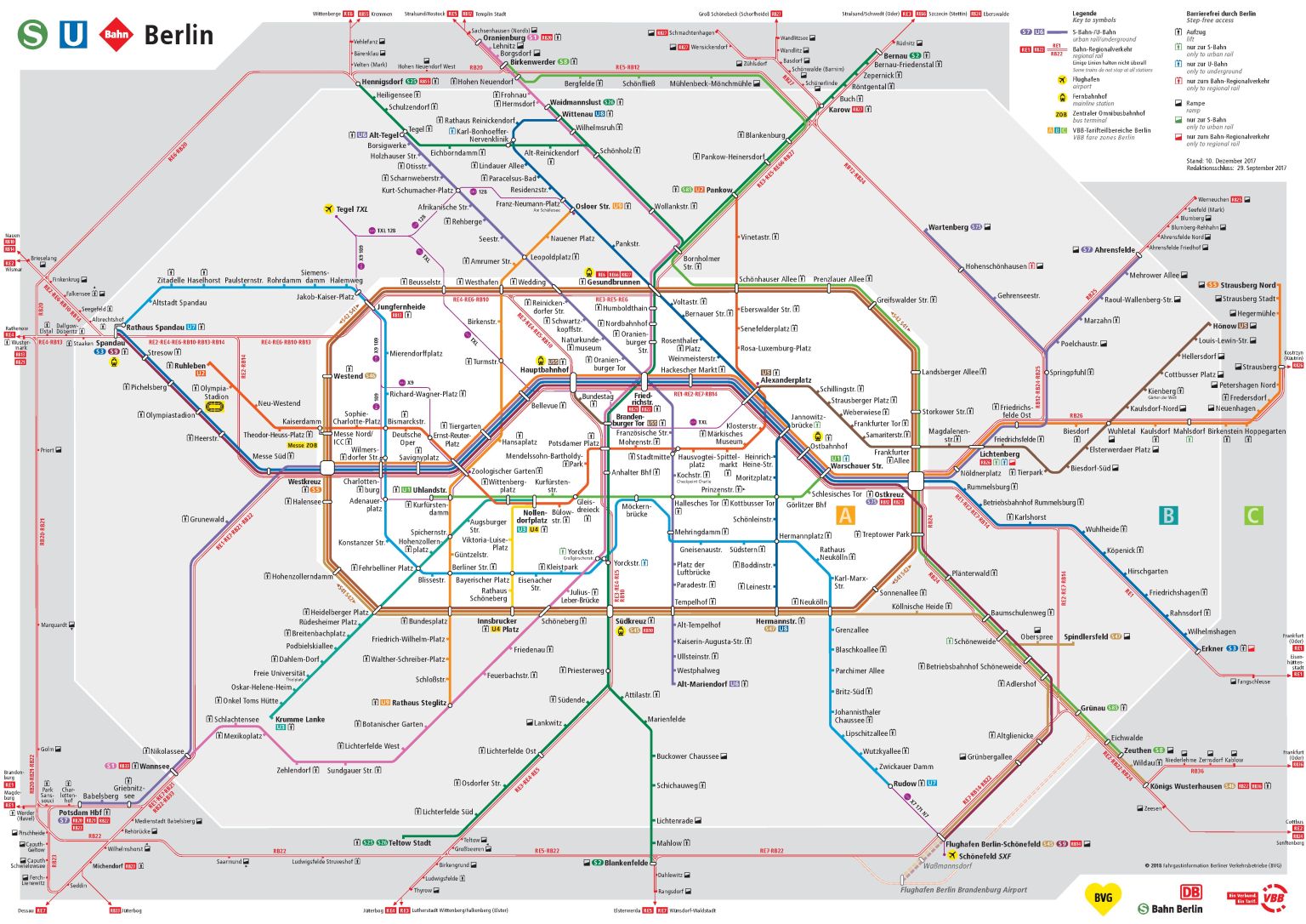 Berlin: Verkehr: Liniennetz