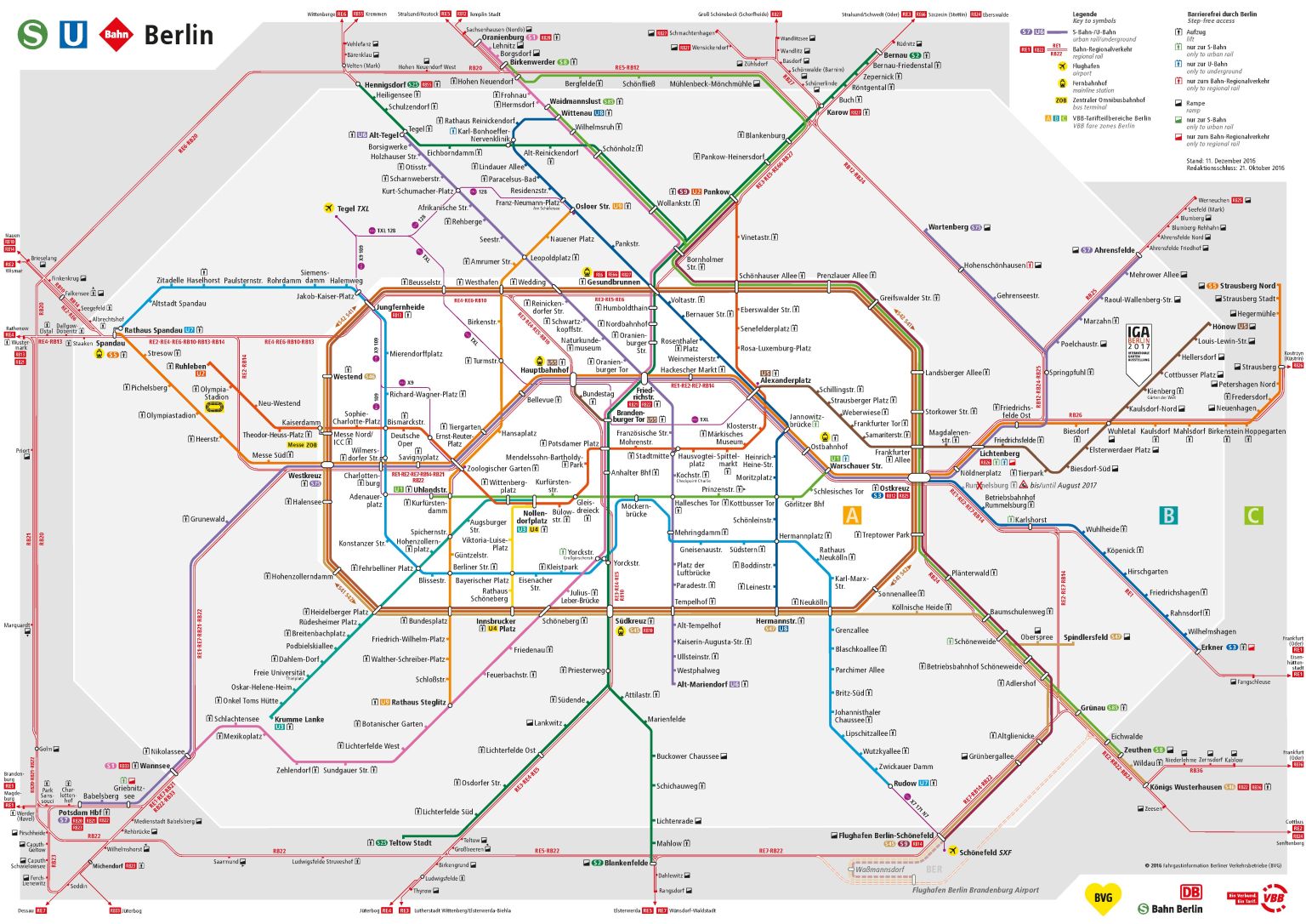 Berlin: Verkehr: Liniennetz
